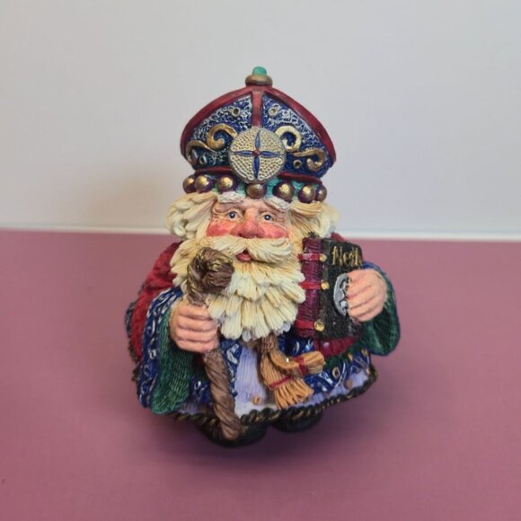 Vintage Santa Crinkle Claus Netherlands Santa By Possible Dreams 1995 Christmas - Picture 1 of 8